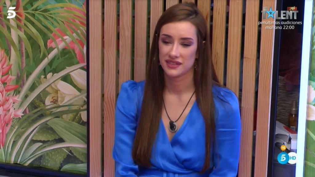 Adara Molinero durante su participación este jueves en 'Secret Story'.