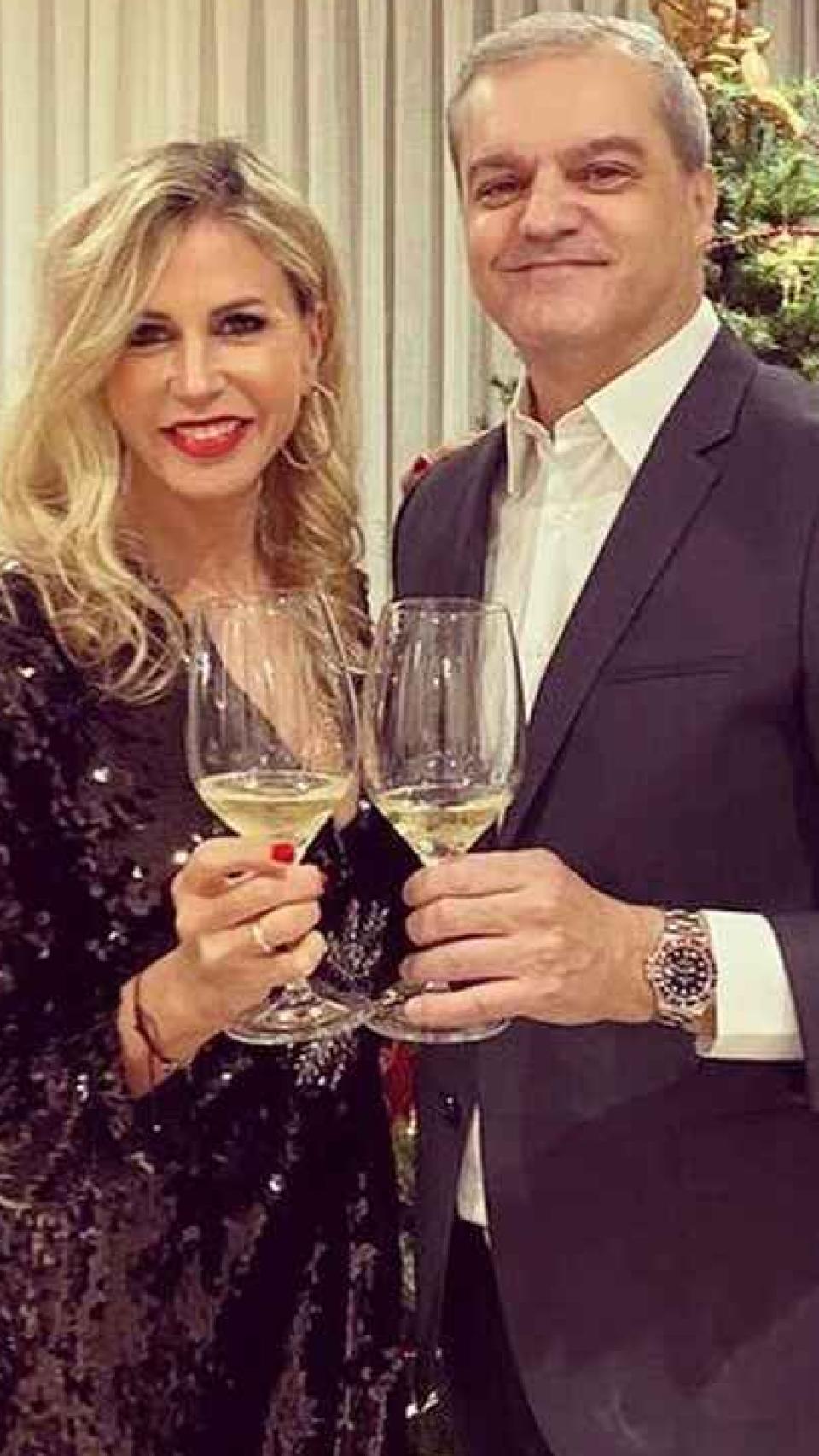 Patricia Cerezo y Ramón García, estas pasada navidades.