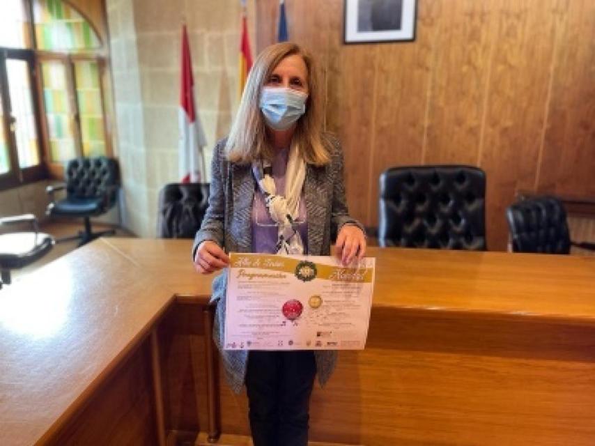 La alcaldesa de Alba de Tormes, Concepción Miguélez, presenta la programación