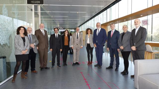 'Foto de familia' tras la presentación del proyecto.