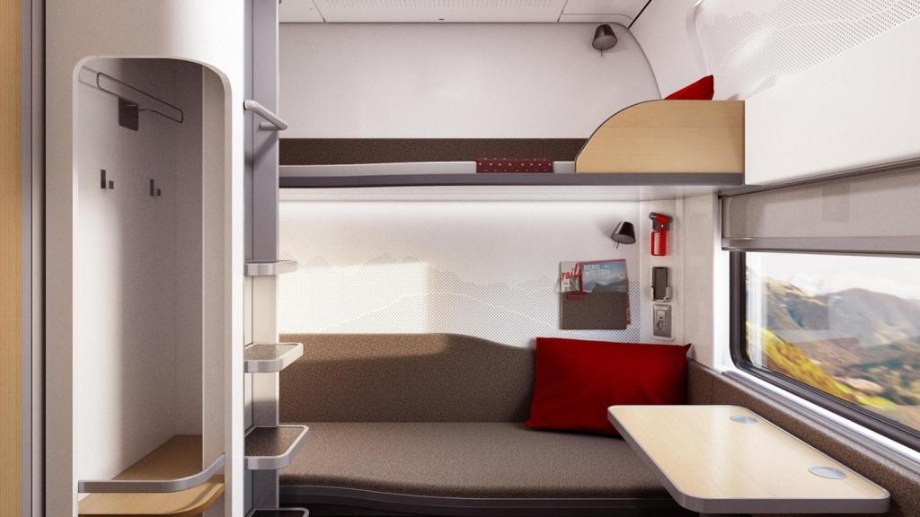 Imagen de uno de los nuevos conceptos de trenes nocturnos.