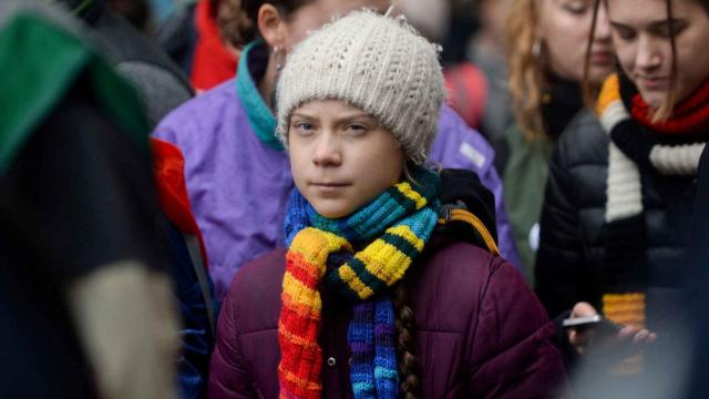 Greta Thunberg.