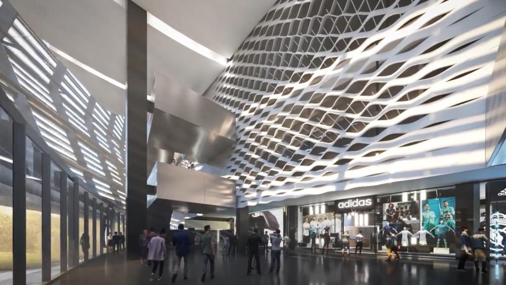 Zona comercial del nuevo Santiago Bernabéu