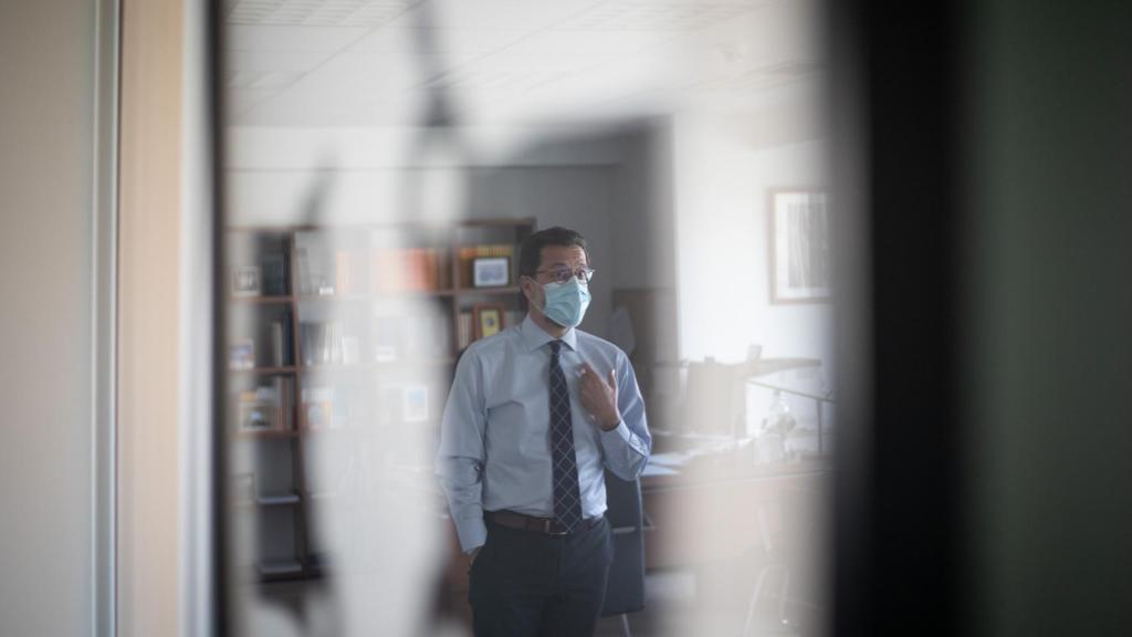 Javier Fernández-Lasquetty, durante la entrevista.