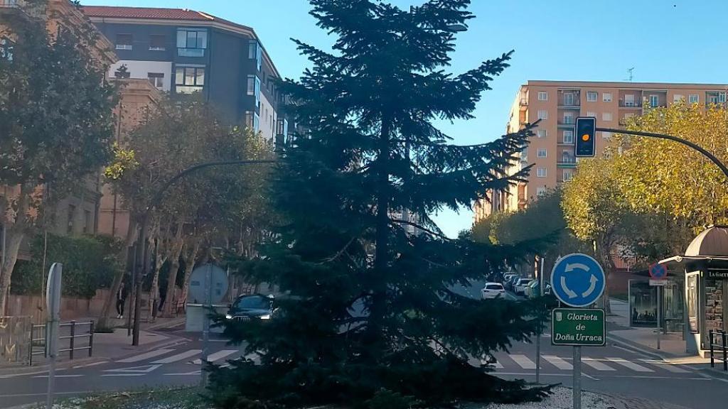 Glorieta de Doña Urraca, situada en el barrio Garrido