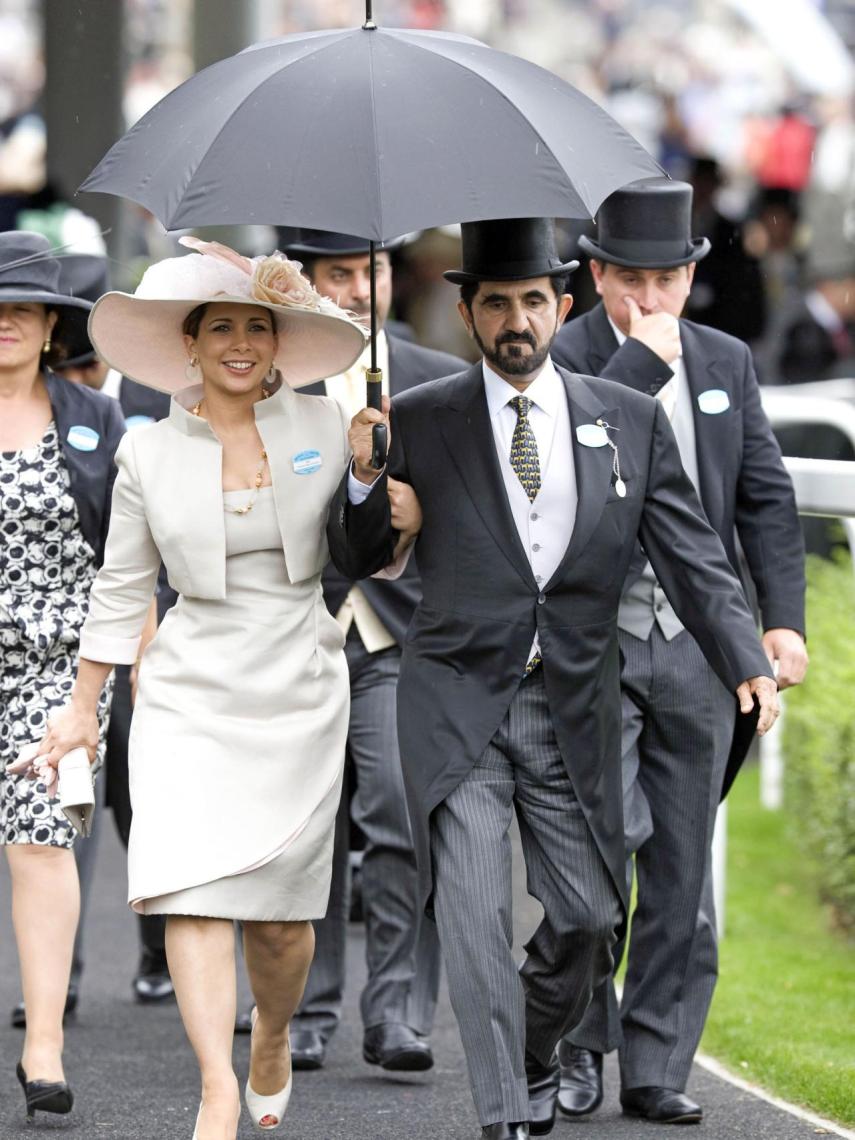 Haya de Jordania y el emir de Dubái en una imagen de archivo.