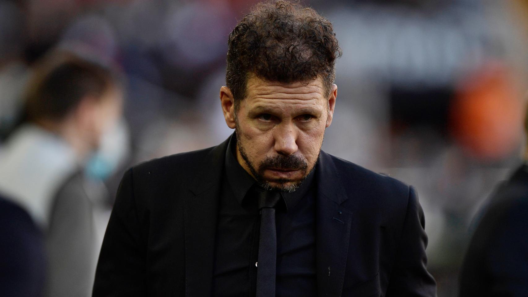 El 'Cholo' Simeone, en un momento del partido del Atlético de Madrid