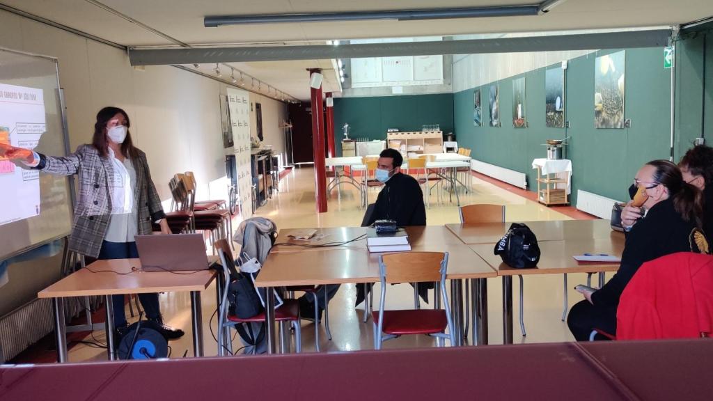 Un momento de las jornadas formativas organizadas por la Escuela de Hostelería de Santa Marta