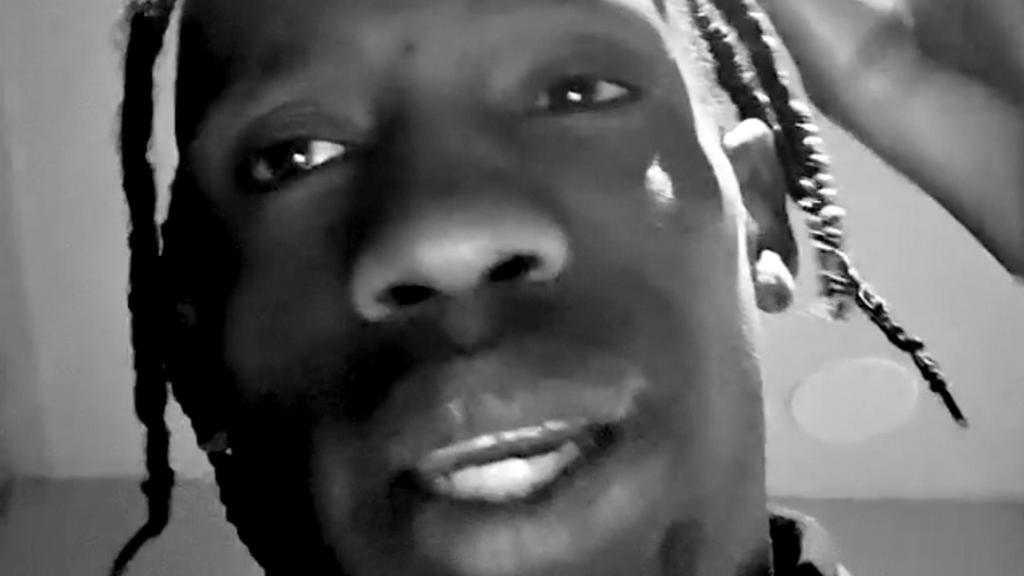 Travis Scott en una imagen que compartió en Instagram.