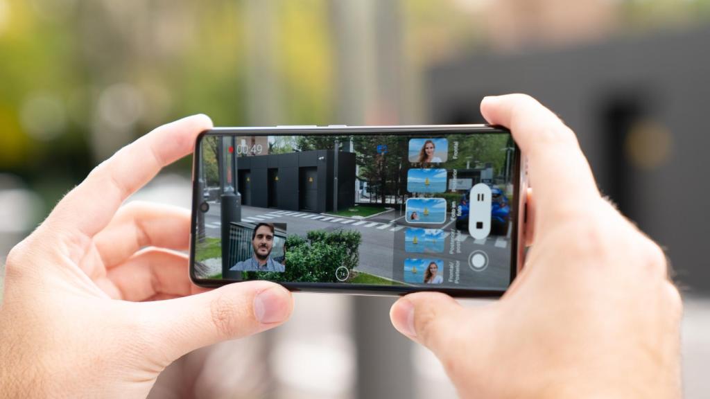 Honor 50 y su modo 'grabación multivídeo'.