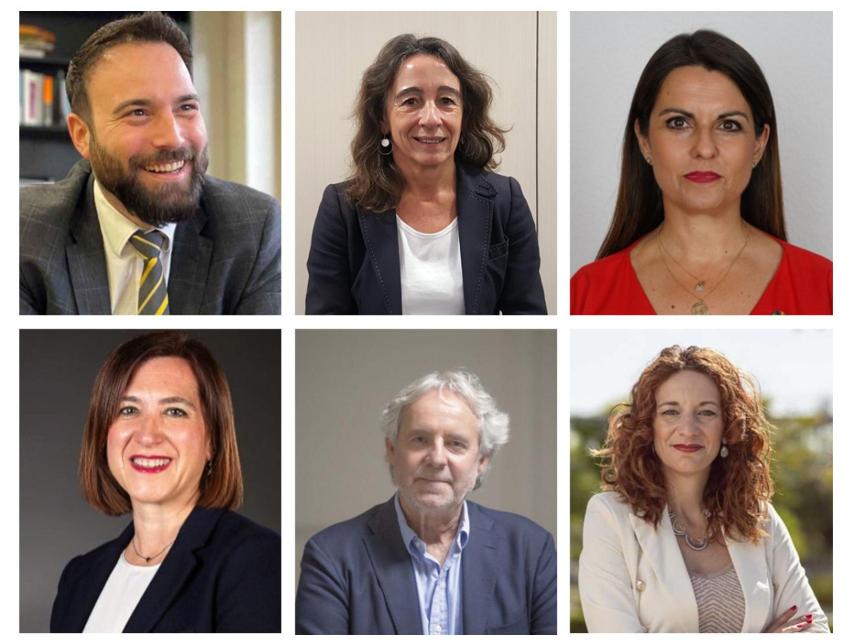 Ángel Niño, concejal de Innovación y Emprendimiento de Madrid, Marisol Garmendia, concejala de Desarrollo Económico y Empleo de San Sebastián, Susana Carillo, concejala de Innovación y Digitalización Urbana de Málaga, Sara Fernández -vicealcaldesa de Zaragoza-, Clara Isabel Macías -concejala de Modernización Digital del Ayuntamiento de Sevilla-, y Emiliano García, concejal de Internacionalización del Ayuntamiento de Valencia.