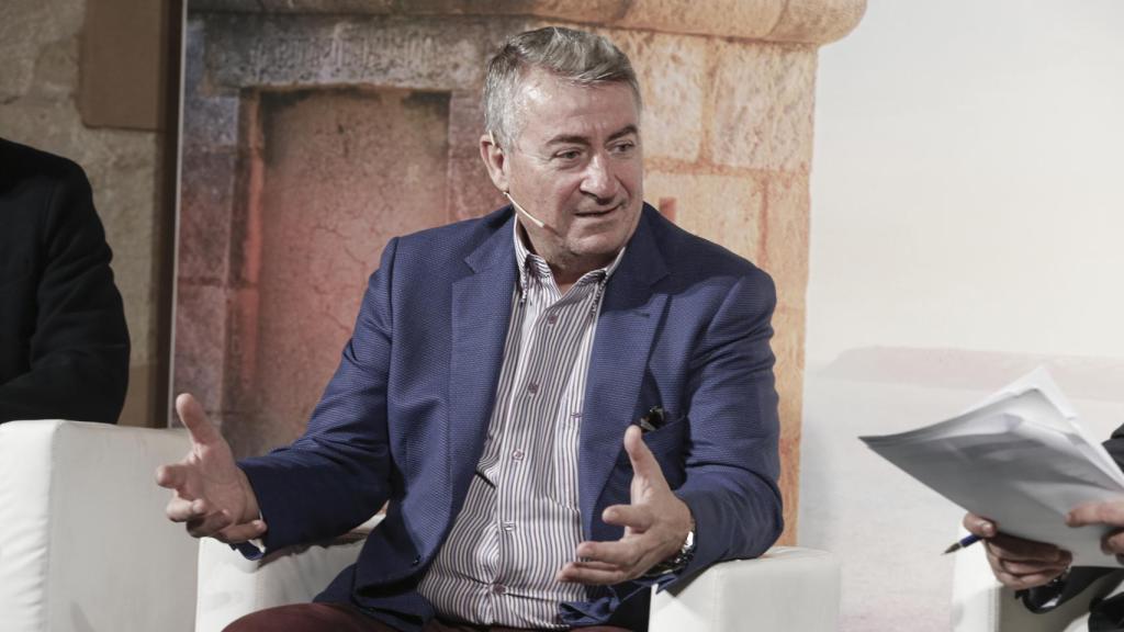 Rafael García, de Ofinave, durante su intervención.