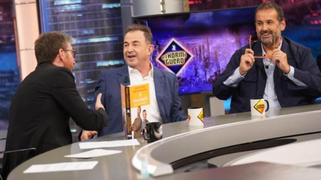 Pablo Motos junto a Martín Berasategui y David de Jorge.