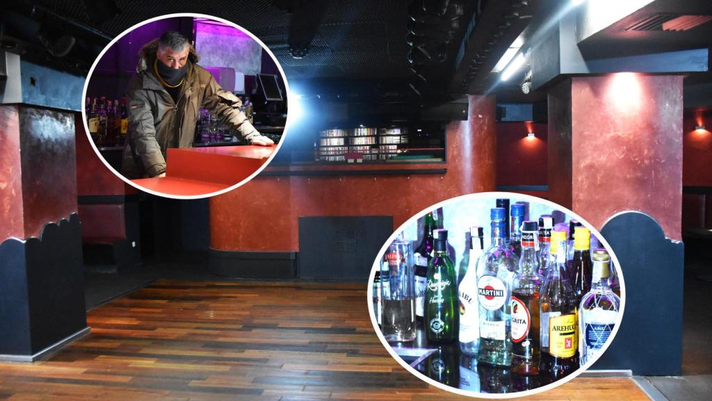 El gerente de Asklepios en su local