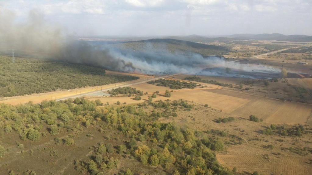 Incendio en Ferreras de Abajo de 2019