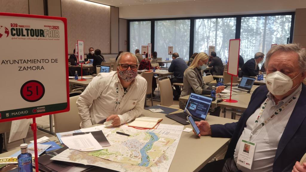 Christoph Strieder en la feria Cultourfair de Madrid