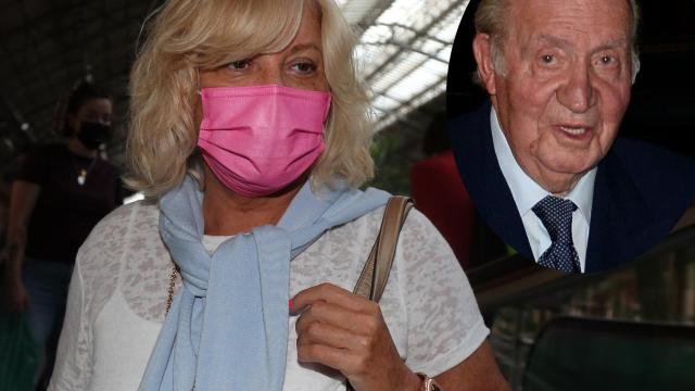 Bárbara Rey en montaje de EL ESPAÑOL junto al rey emérito Juan Carlos.