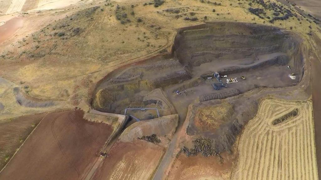 Volcán Cerro Gordo en la provincia de Ciudad Real. Foto: volcancerrogordo.es