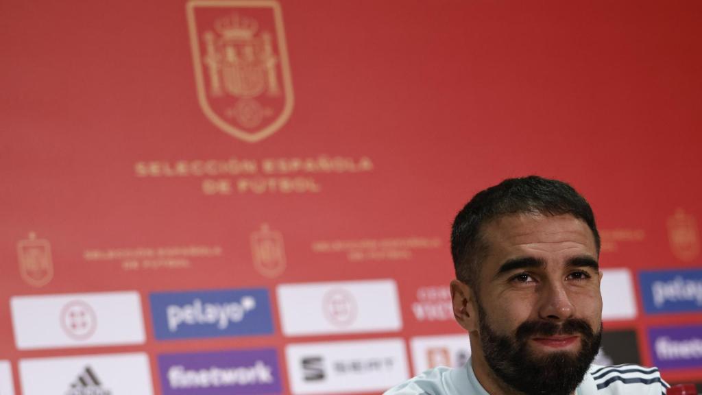 Dani Carvajal, en rueda de prensa