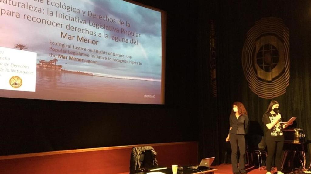 Uno de los momentos de la presentación de Teresa Vicente en la ciudad escocesa.