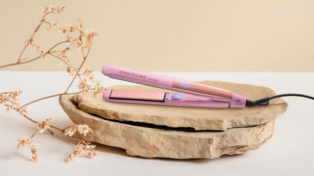 La plancha de pelo de La Vecina Rubia para Ufesa.