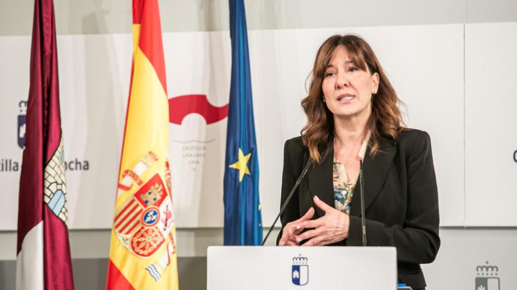 Blanca Fernández, portavoz del Gobierno de Castilla-La Mancha. Foto: JCCM