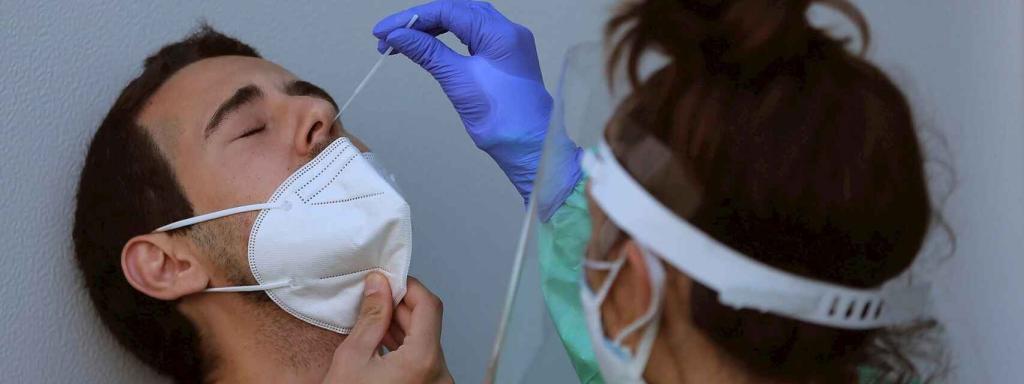 Una prueba PCR.