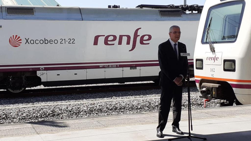 Isaías Táboas, presidente de Renfe, en un acto promocional del Xacobeo