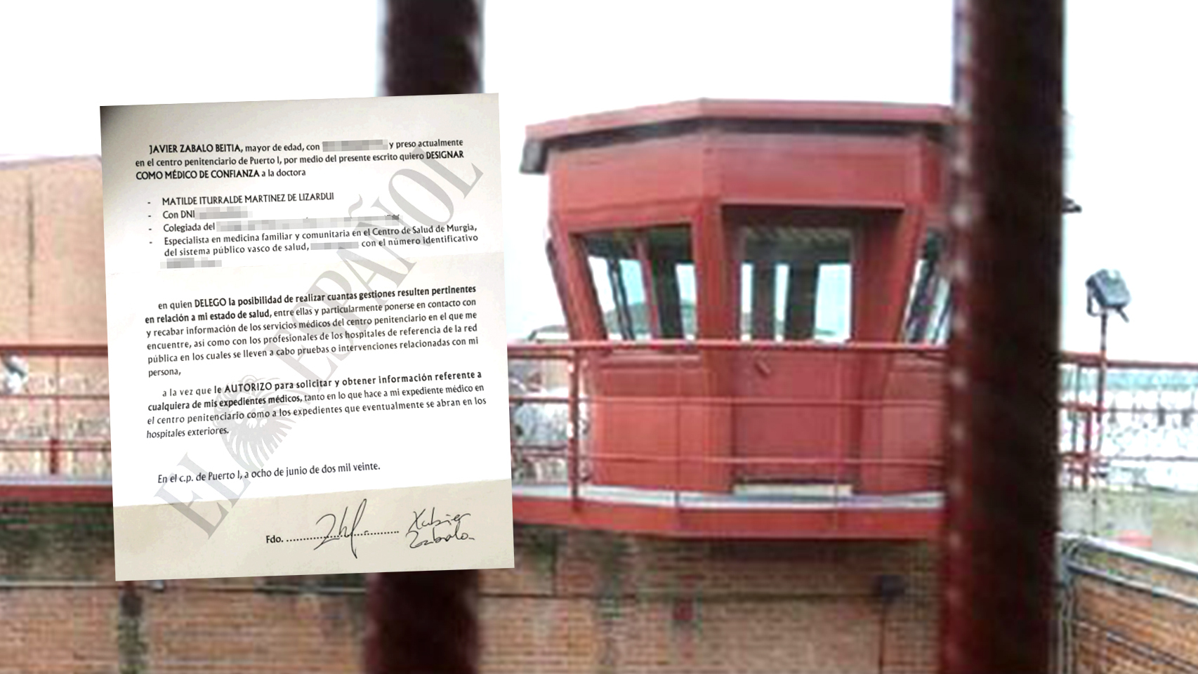 El documento de solicitud de la doctora que perteneció a Herri Batasuna.