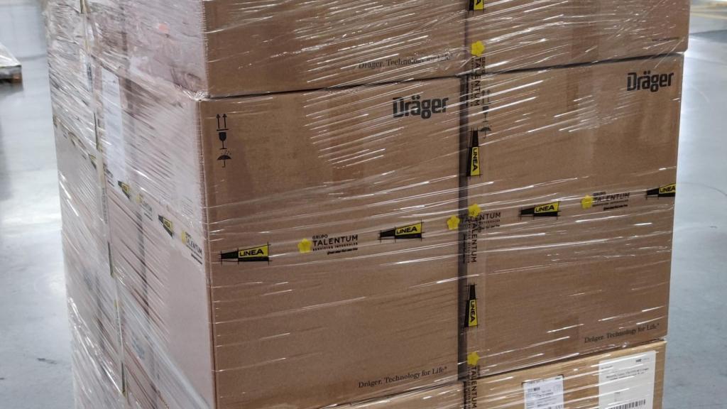 Mascarillas donadas por Dräger.