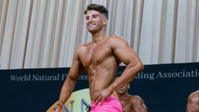 Javier Risoto, sexto en el mundial de culturismo natural.