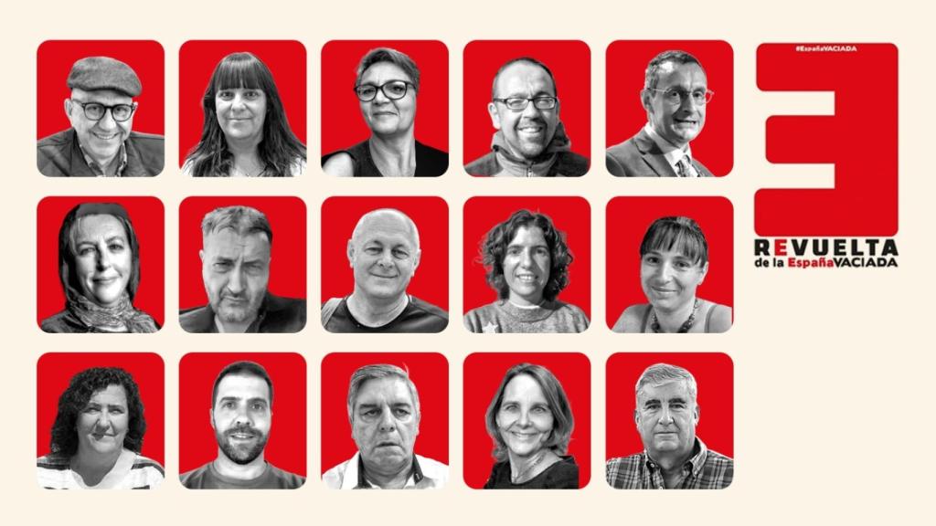 15 representantes de España Vaciada.