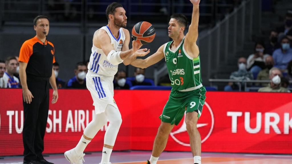 Rudy Fernández durante el Real Madrid - Zalgiris