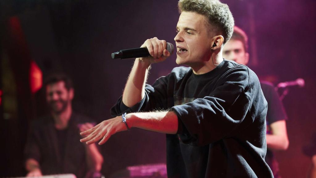 Arkano durante una presentación en Madrid.