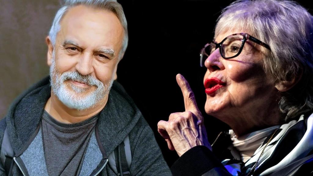 Concha Velasco y Enrique del Pozo en un montaje de EL ESPAÑOL.