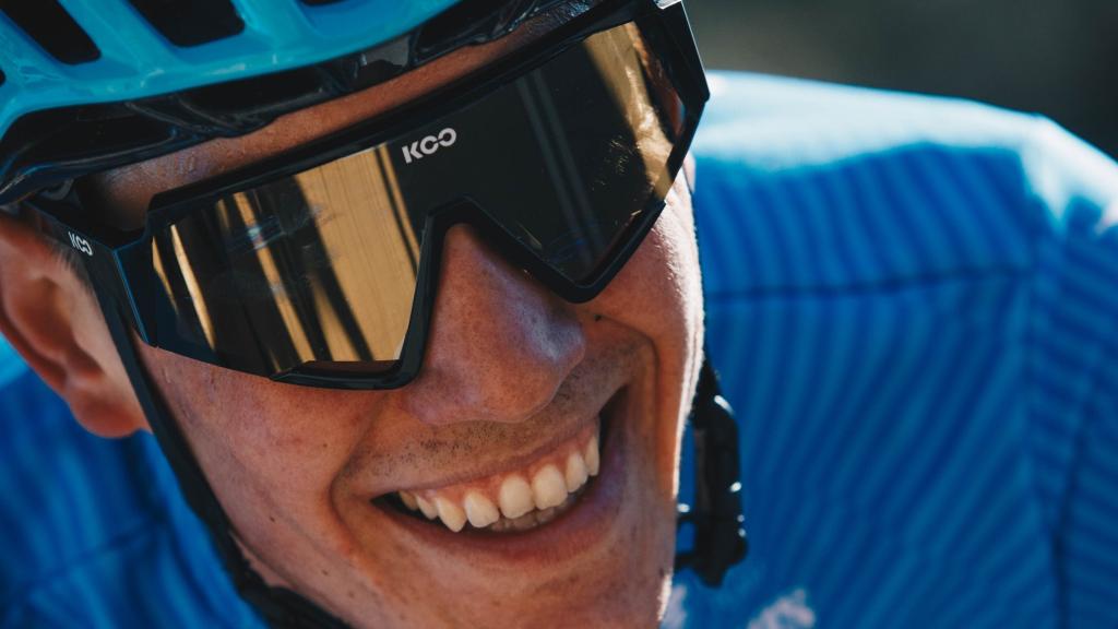 Arturo Grávalos, ciclista del Eolo Kometa que ha sufrido un tumor cerebral