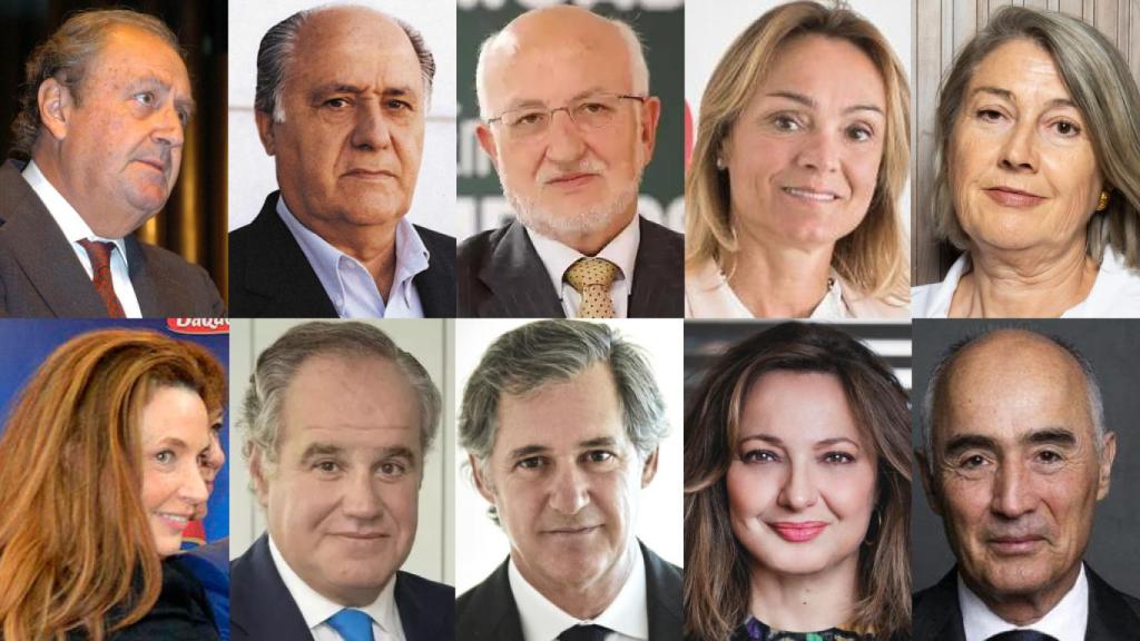 Los 10 apellidos más ricos de España.