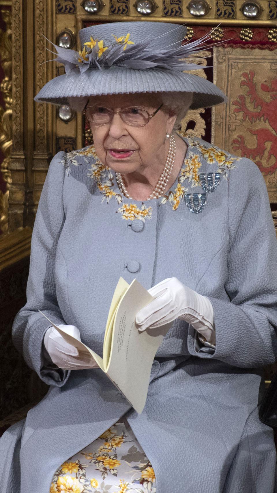 La monarca durante un acto institucional hace unos meses.