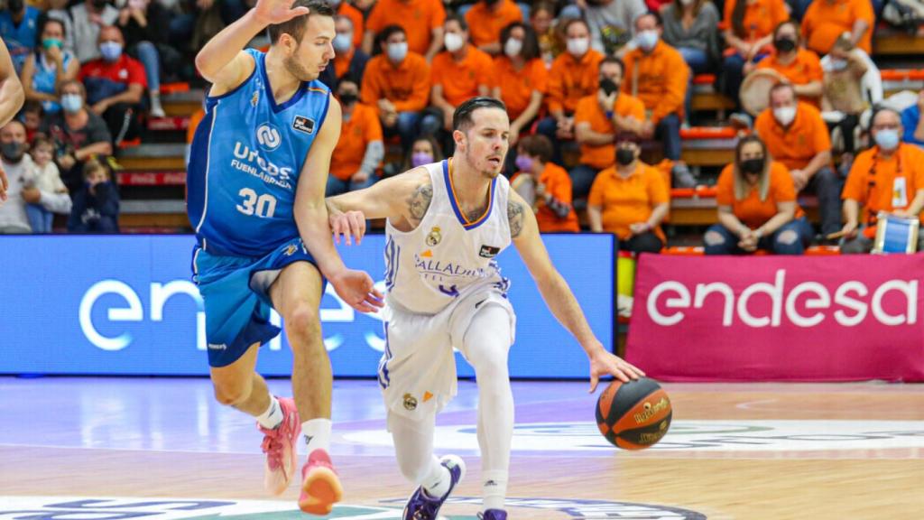 Thomas Heurtel durante el Fuenlabrada - Real Madrid