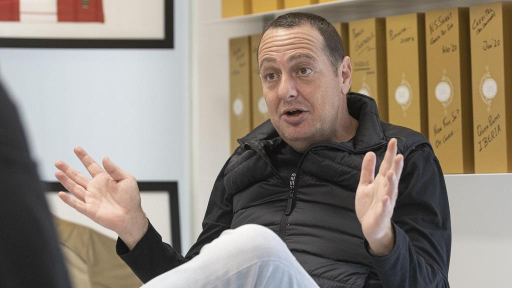 Salvador Martí, durante la entrevista.