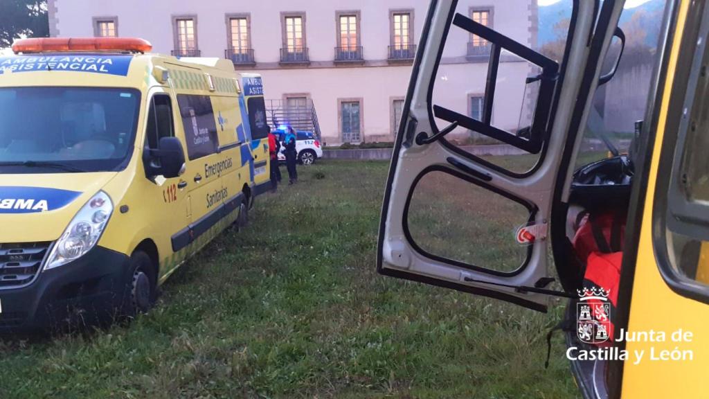 Imagen del operativo de rescate de la joven en El Hornillo