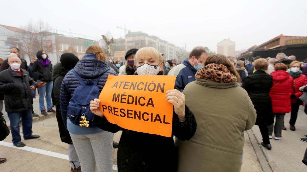 Un grupo de vecinos de Laguna de Duero, Boecillo y Viana exigen una mejor atención sanitaria