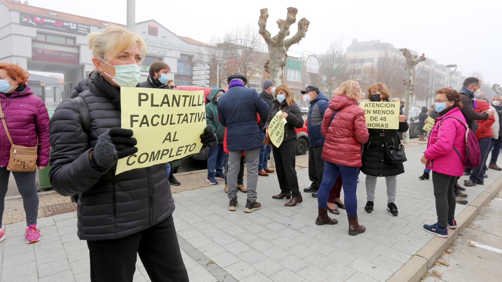 Un grupo de vecinos de Laguna de Duero, Boecillo y Viana exigen una mejor atención sanitaria