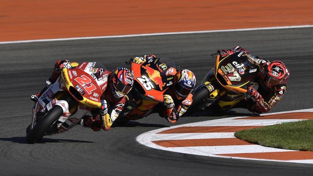Carrera de Moto2 en el GP de Valencia