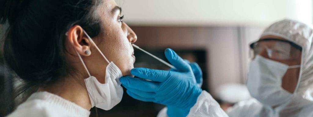 Test para detectar el Covid.