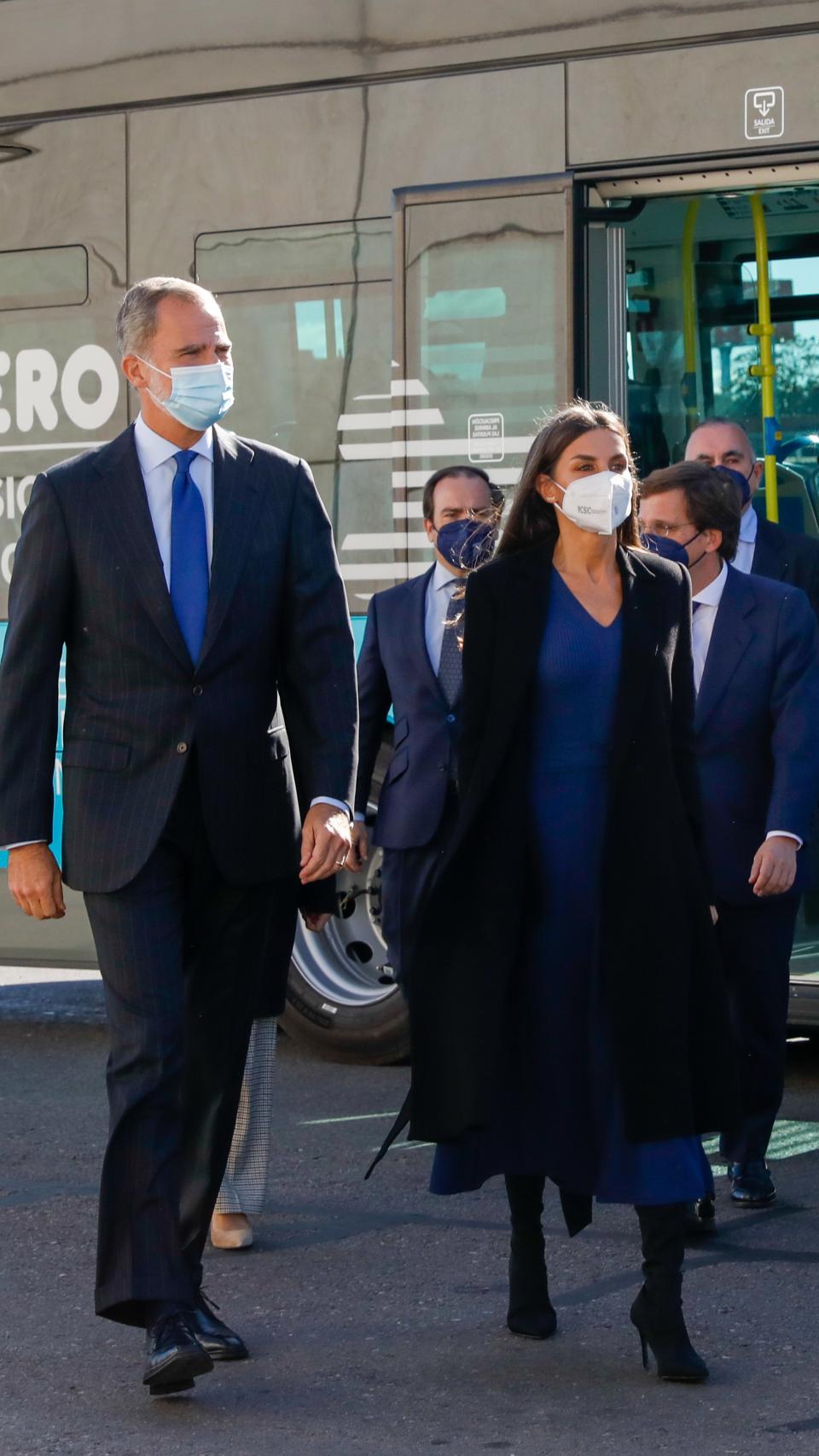 La reina Letizia ha lucido botas de Steve Madden.