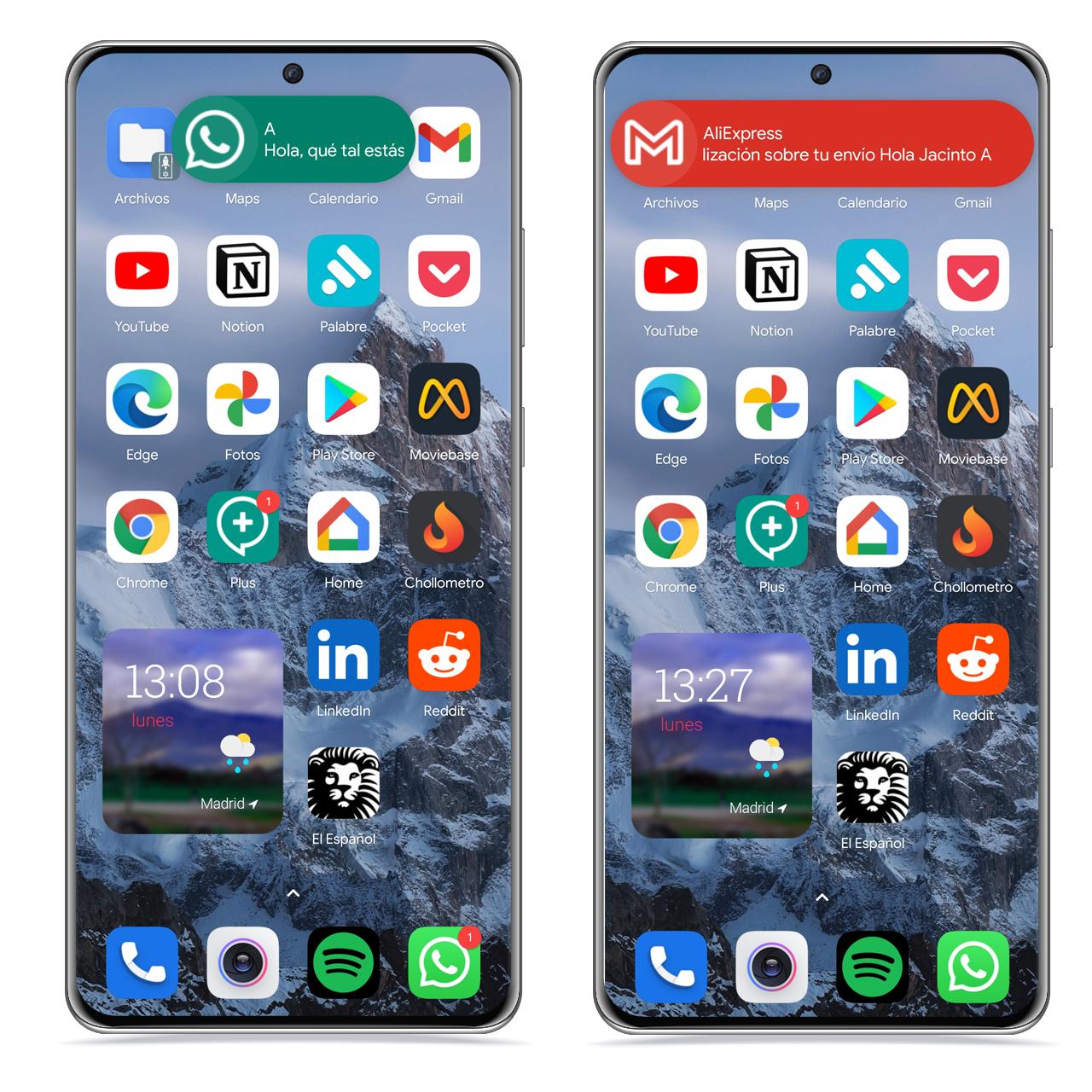 Notificación de Galaxy