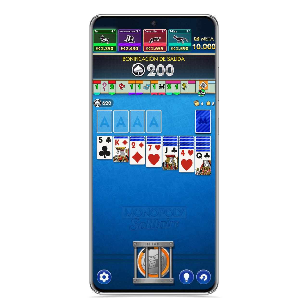 En la cárcel en MONOPOLY Solitario