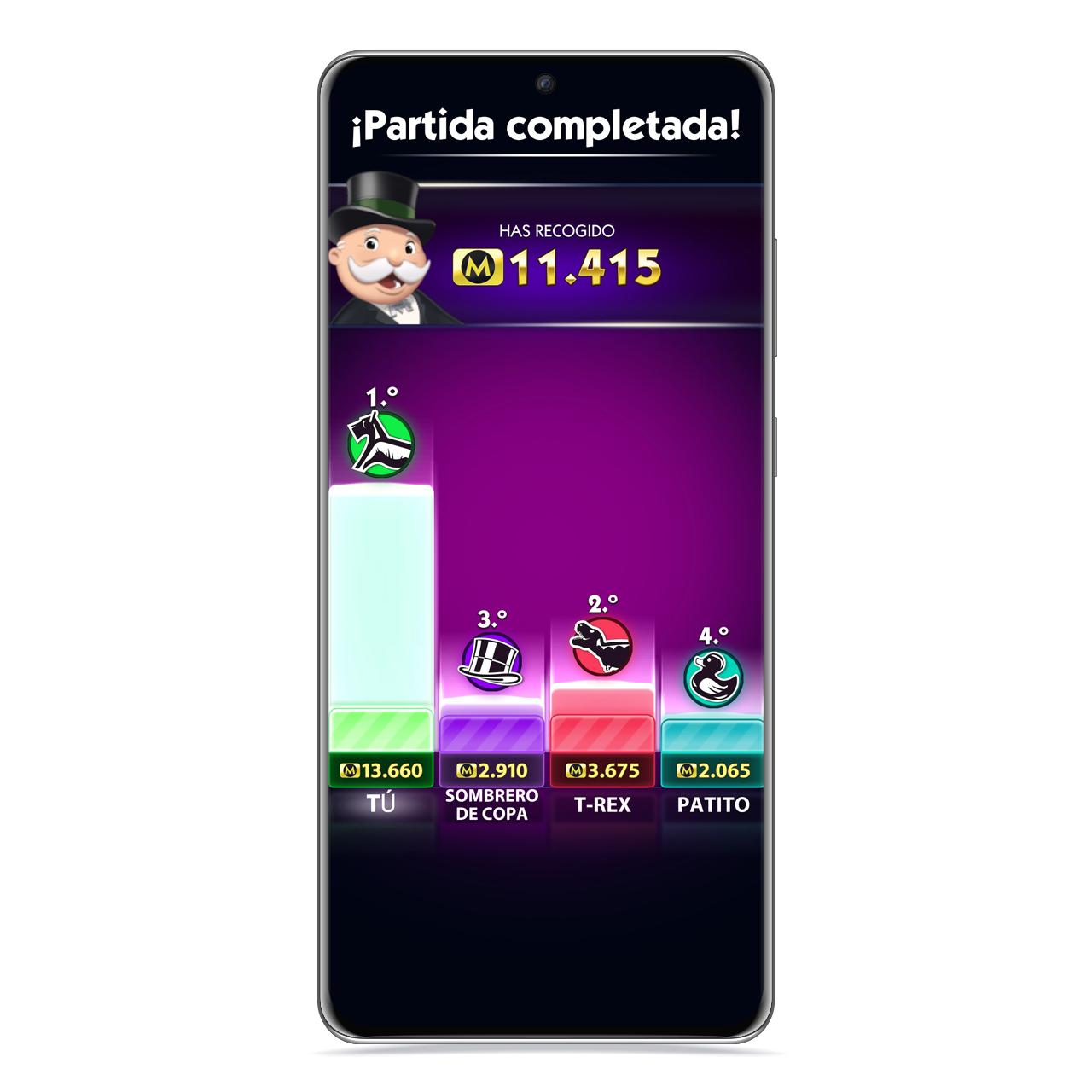 MONOPOLY Solitario partida completada