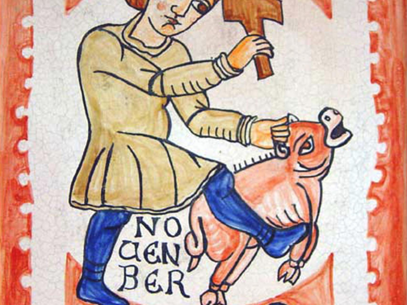 Cartel de la V Fiesta de la Matanza de Valdestillas